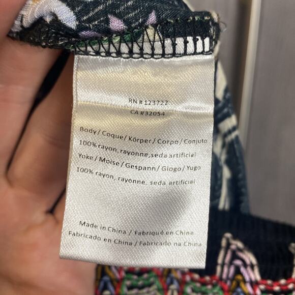 Anthropologie One September Crisfield Floral Strapless Jumpsuit Women's Medium - Picture 5 of 7